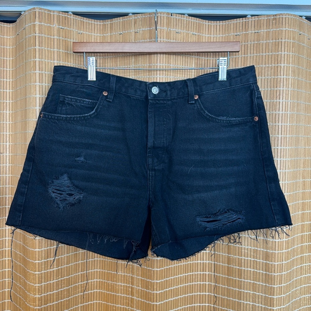 NWOT Topshop Ashley Denim Shorts